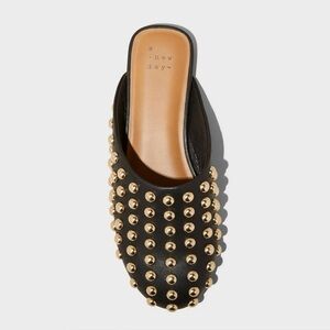 A New Day “Channing” Studded Mule Flats | NWT | Size 9